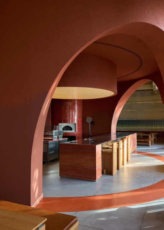 Blu Pizzeria / Kidz Studio - Interior Photography, Kitchen, Wood