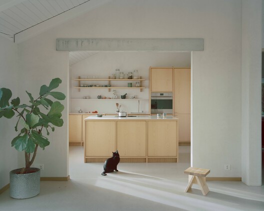 Family Villa / Noue Studio Family Villa / Noue Studio - Interior Photography, Kitchen, Wood, Chair