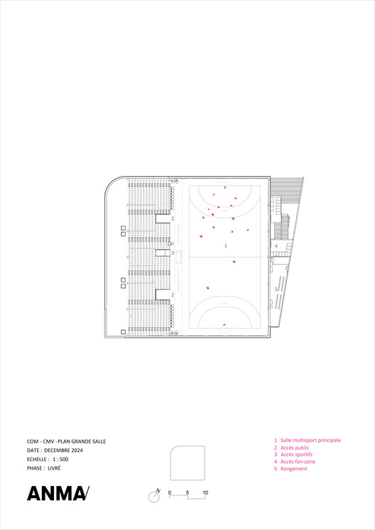 Marie-José Pérec Sports Complex / ANMA - Image 14 of 19