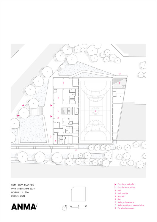 Marie-José Pérec Sports Complex / ANMA - Image 13 of 19