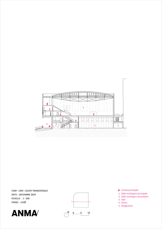 Marie-José Pérec Sports Complex / ANMA - Image 16 of 19