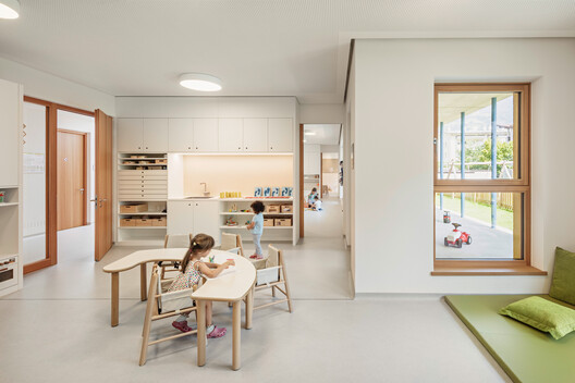 Kindergarten and Nursery Rosslauf / feld72 - Interior Photography, Wood, Shelving, Chair
