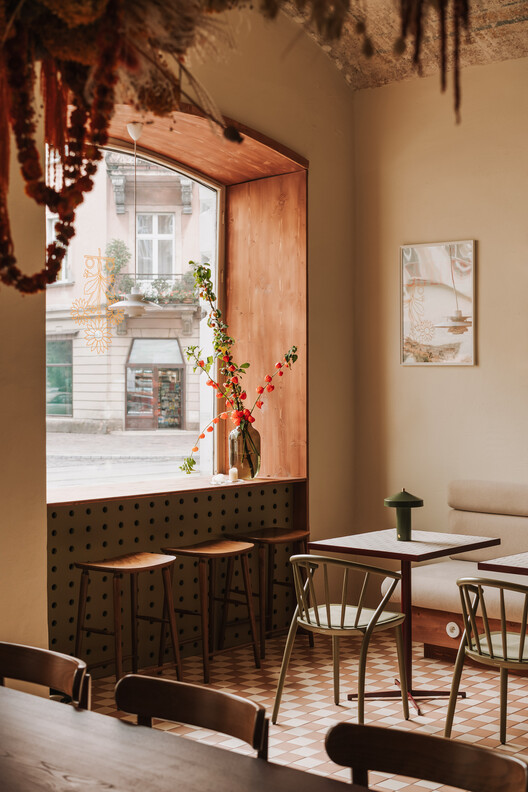 Dala Restaurant / Znamy się - Interior Photography, Dining room, Wood, Table, Chair