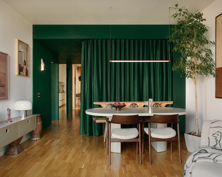 Rather Two Apartment / OMAMBO - Interior Photography, Interior Design, Table, Lighting, Chair