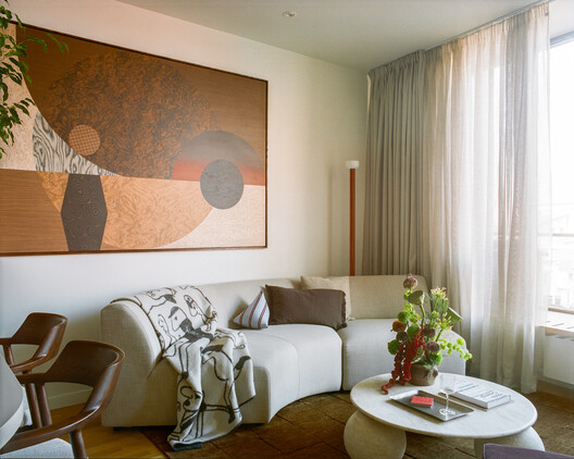 Rather Two Apartment / OMAMBO - Interior Photography, Wood, Sofa, Table, Lighting