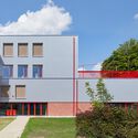De Nova Secondary School  / KPW architecten - Exterior Photography, Schools , Stairs, Handrail
