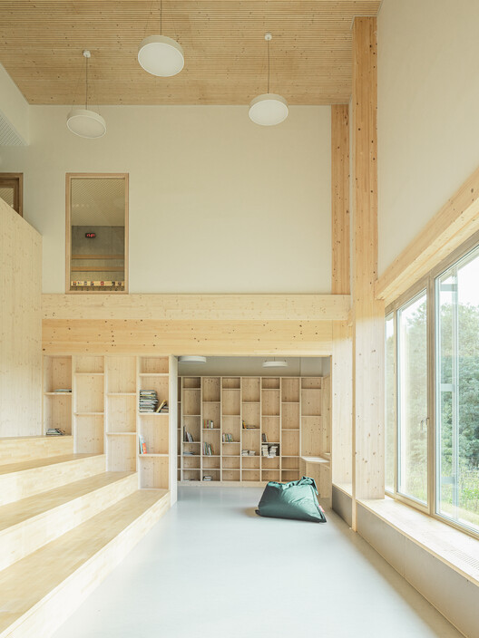 Educational Ensemble Jean Mentelin / feld72 + Agence MW - Interior Photography, Wood