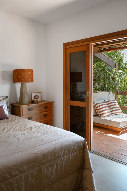 Casa Tupis / LB Interiores - Fotografia de Interiores, Dormitório, Cama, Madeira, Iluminação