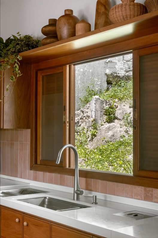 Casa Tupis / LB Interiores - Fotografia de Interiores, Madeira, Pia, Bancada, Cozinha, Vidro