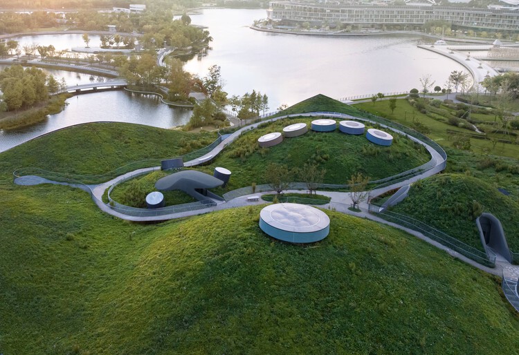 在水一方·三体未来学院 / 山水秀建筑事务所 - 建筑图, 花园