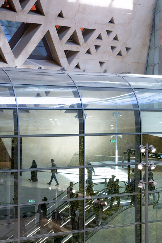 Qasr AlHokm Metro Station / Snøhetta - Interior Photography, Glass, Steel