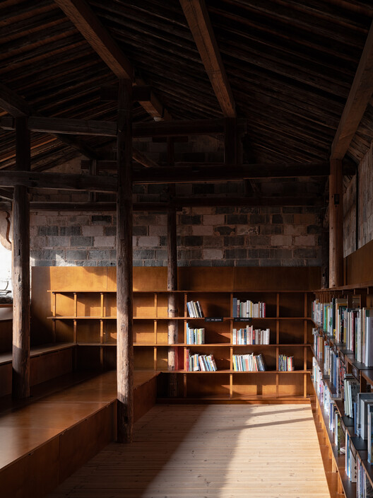 Village Cinema / Atelier Guo Village Cinema / Atelier Guo - Interior Photography, Closet, Wood, Shelving, Beam