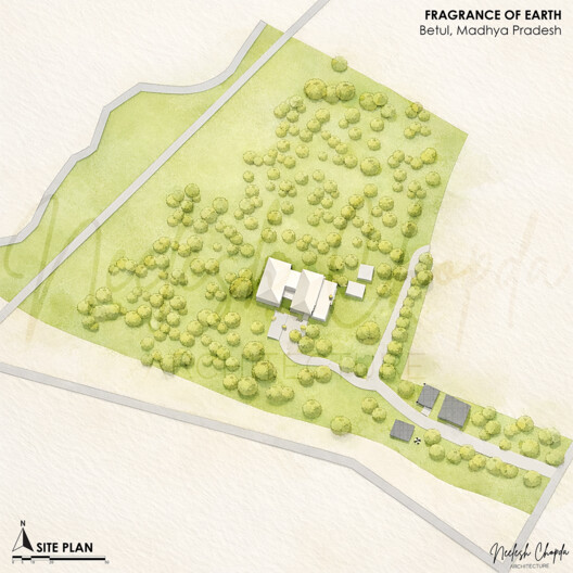 Fragrance of Earth House / Neelesh Chopda Architecture LLP Fragrance of Earth House / Neelesh Chopda Architecture LLP - Image 16 of 19