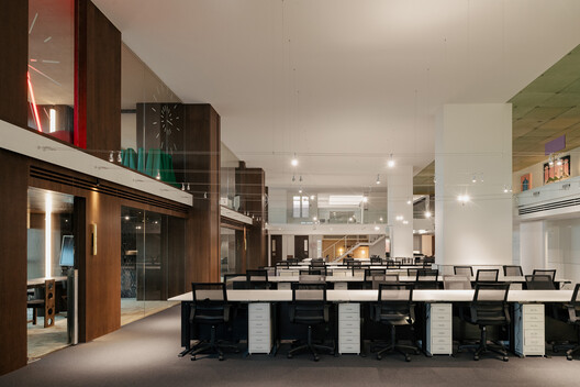 ELIT Office / DualSpace Studio - Interior Photography, Kitchen, Lighting, Chair, Glass