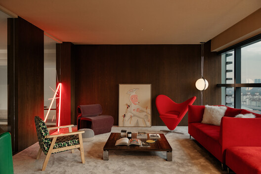 ELIT Office / DualSpace Studio - Interior Photography, Living Room, Wood, Lighting, Chair, Table