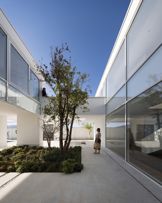 Shahrzad Villa / Kanisavaran Office - Exterior Photography, Concrete, Courtyard