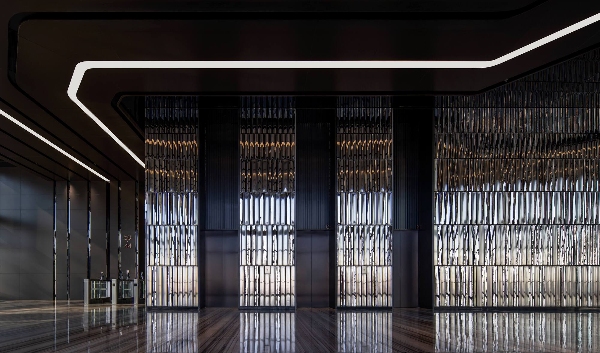 Jinan Ping An Financial Center Interior Design / Nikken Sekkei