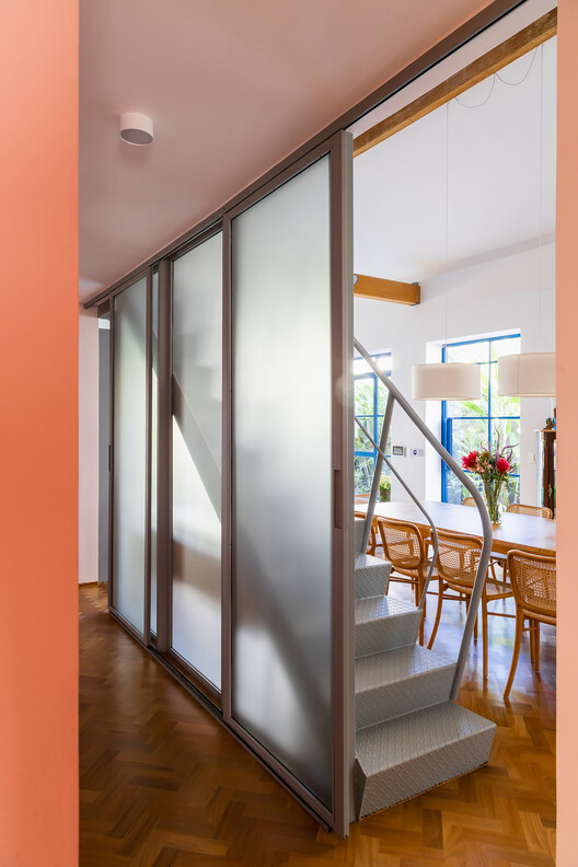 Curupaiti House / Gil Mello Arquitetura - Interior Photography, Wood, Door, Glass