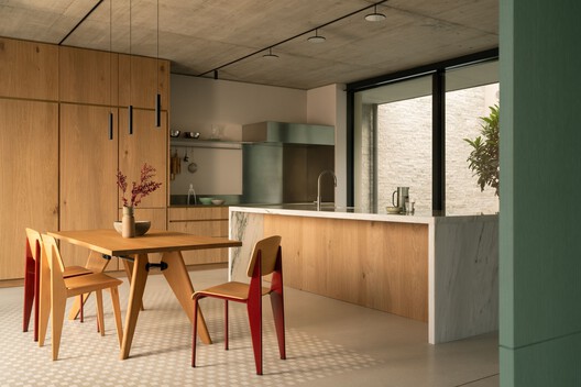 Casabella di Como / Tuckey Design Studio Casabella di Como / Tuckey Design Studio - Interior Photography, Kitchen, Wood, Countertop, Chair