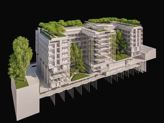 Renzo Piano Building Workshop and Brunet Saunier & Associés Secure Permit for Urban Forest Hospital in Greater Paris - Image 19 of 32