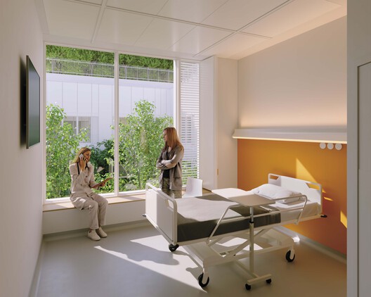 Renzo Piano Building Workshop and Brunet Saunier & Associés Secure Permit for Urban Forest Hospital in Greater Paris - Image 17 of 32