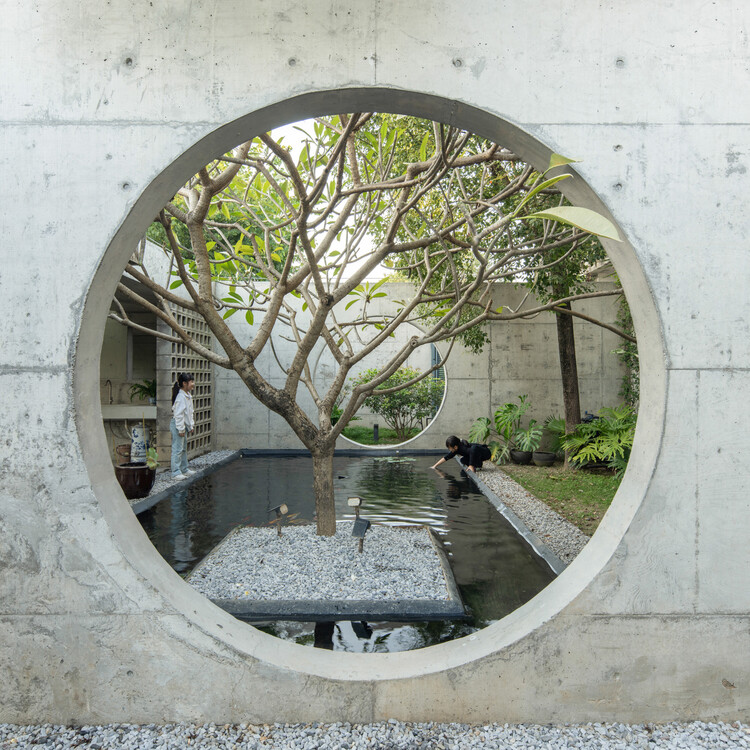 潮州溪口厝——厝边的客厅 / 全体建筑 - 建筑图, 具体的