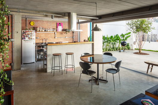 Caetés House / Ateliê GR - Interior Photography, Kitchen, Wood, Chair