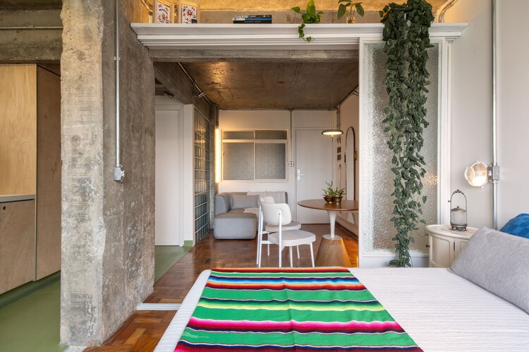 Apartment 210 / Inaê Negrão Architecture - Interior Photography, Wood, Chair, Bedroom