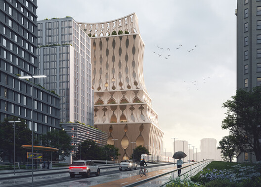 MVRDV, Heatherwick Studio, and Mecanoo Among Five Shortlisted Teams for Shift Sustainability Landmark in Rotterdam MVRDV, Heatherwick Studio, and Mecanoo Among Five Shortlisted Teams for Shift Sustainability Landmark in Rotterdam - Image 17 of 30