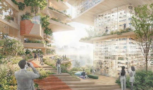 MVRDV, Heatherwick Studio, and Mecanoo Among Five Shortlisted Teams for Shift Sustainability Landmark in Rotterdam MVRDV, Heatherwick Studio, and Mecanoo Among Five Shortlisted Teams for Shift Sustainability Landmark in Rotterdam - Image 12 of 30