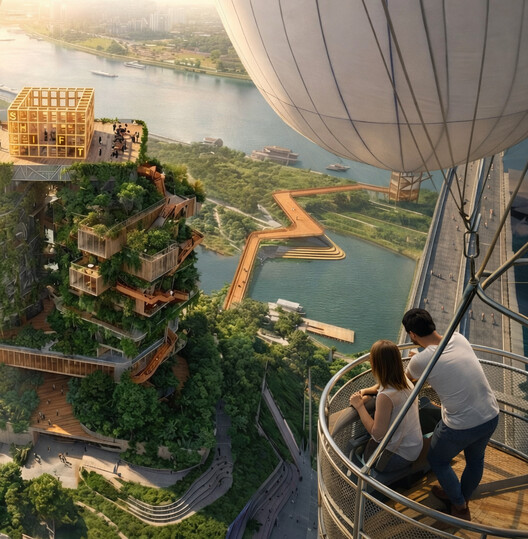 MVRDV, Heatherwick Studio, and Mecanoo Among Five Shortlisted Teams for Shift Sustainability Landmark in Rotterdam MVRDV, Heatherwick Studio, and Mecanoo Among Five Shortlisted Teams for Shift Sustainability Landmark in Rotterdam - Image 11 of 30