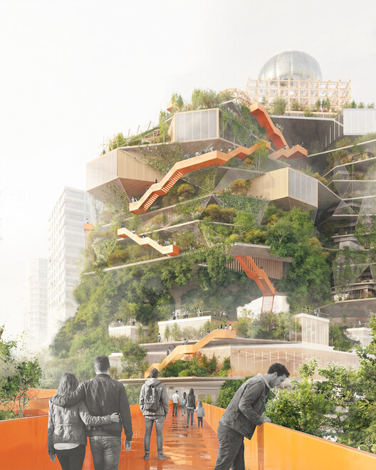 MVRDV, Heatherwick Studio, and Mecanoo Among Five Shortlisted Teams for Shift Sustainability Landmark in Rotterdam - Image 3 of 30