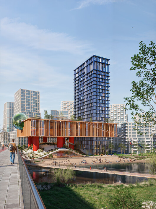 MVRDV, Heatherwick Studio, and Mecanoo Among Five Shortlisted Teams for Shift Sustainability Landmark in Rotterdam MVRDV, Heatherwick Studio, and Mecanoo Among Five Shortlisted Teams for Shift Sustainability Landmark in Rotterdam - Image 21 of 30