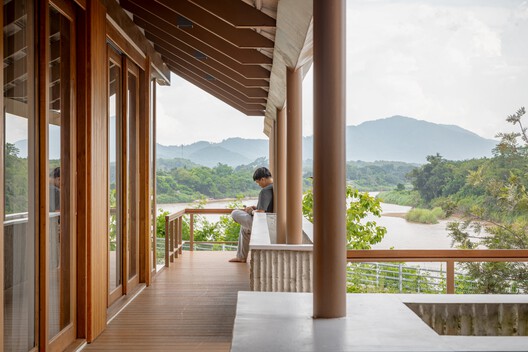 Baan SudSaenSuk / BodinChapa Architects - Interior Photography, Wood, Balcony, Deck