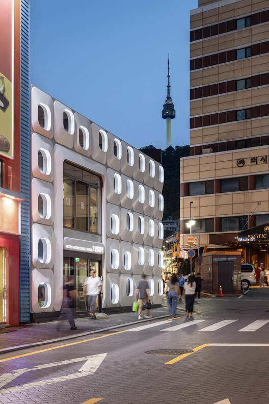 Hotel Myeongdong Station / Yong Ju Lee Architecture - Exterior Photography