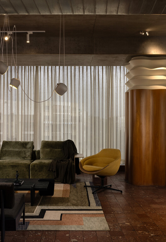 Landforms Office / Billboards - Interior Photography, Living Room, Wood, Lighting, Chair