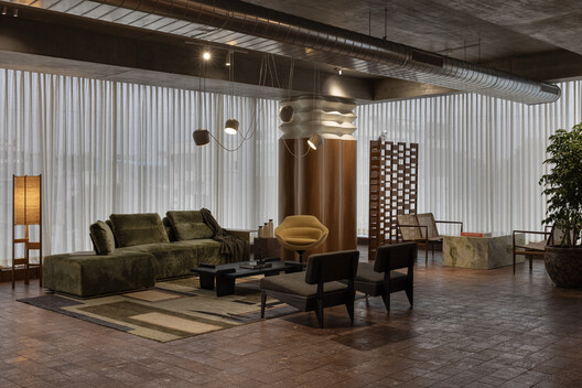 Landforms Office / Billboards - Interior Photography, Living Room, Wood, Sofa, Lighting, Chair