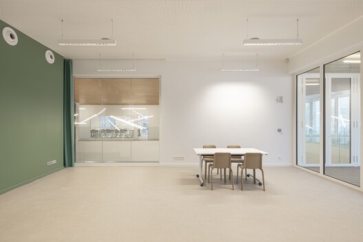 Borny Socio-Educational Center / ABC Studio - Interior Photography, Wood, Lighting, Door