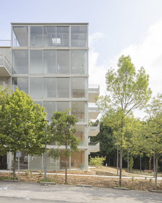 Nancy Social Housing / ABC Studio - Exterior Photography, Social Housing, Balcony