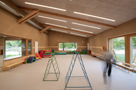 Clairière School / TRACKS - Interior Photography, Kitchen, Wood