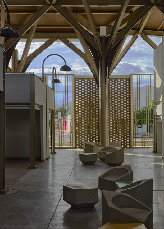 Plaza Luna Vallenata / Tarq Studio  - Fotografía interior, Pilares, Concreto, Fijación Vigas
