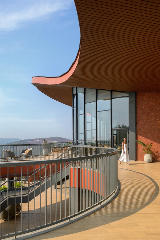 CREST NINE Community Center / Sanjay Puri Architects - Exterior Photography, Handrail