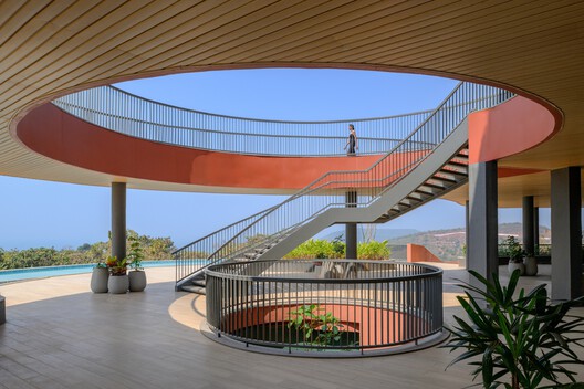 CREST NINE Community Center / Sanjay Puri Architects - Exterior Photography, Handrail