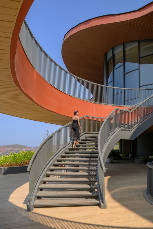 CREST NINE Community Center / Sanjay Puri Architects - Interior Photography, Stairs
