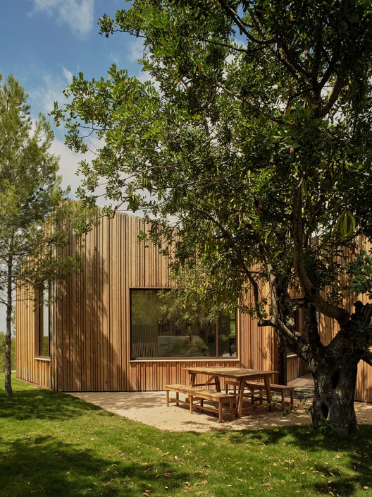 Espacio Híbrido Ferozland / Arquitectura Pinea - Fotografía exterior, Madera