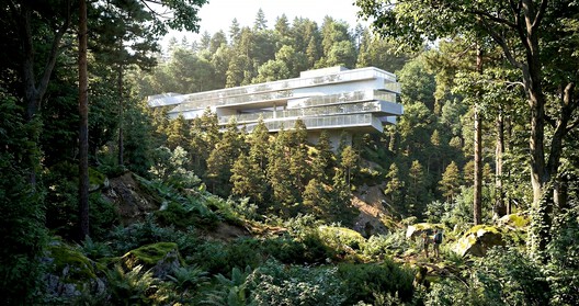 6 Unbuilt Retreats Exploring Hospitality Through Landscape and Refuge - Image 6 of 40