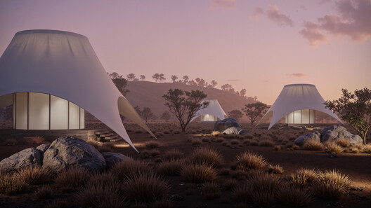 6 Unbuilt Retreats Exploring Hospitality Through Landscape and Refuge - Image 12 of 40
