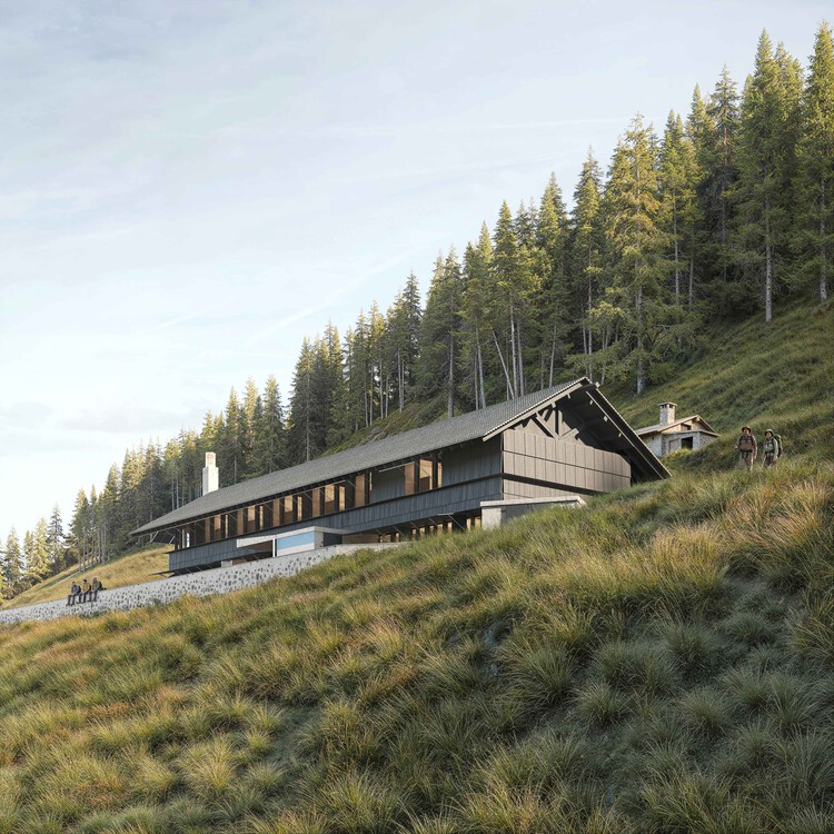 6 Unbuilt Retreats Exploring Hospitality Through Landscape and Refuge - More Images