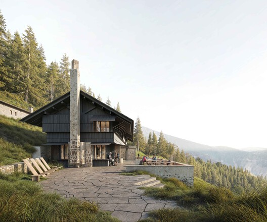 6 Unbuilt Retreats Exploring Hospitality Through Landscape and Refuge - Image 18 of 40