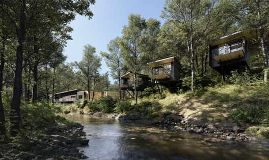 6 Unbuilt Retreats Exploring Hospitality Through Landscape and Refuge - Image 38 of 40